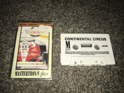 Amstrad CPC game Continental circus - mastertronic plus