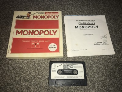 Amstrad CPC game - Manopoly - waddingtons