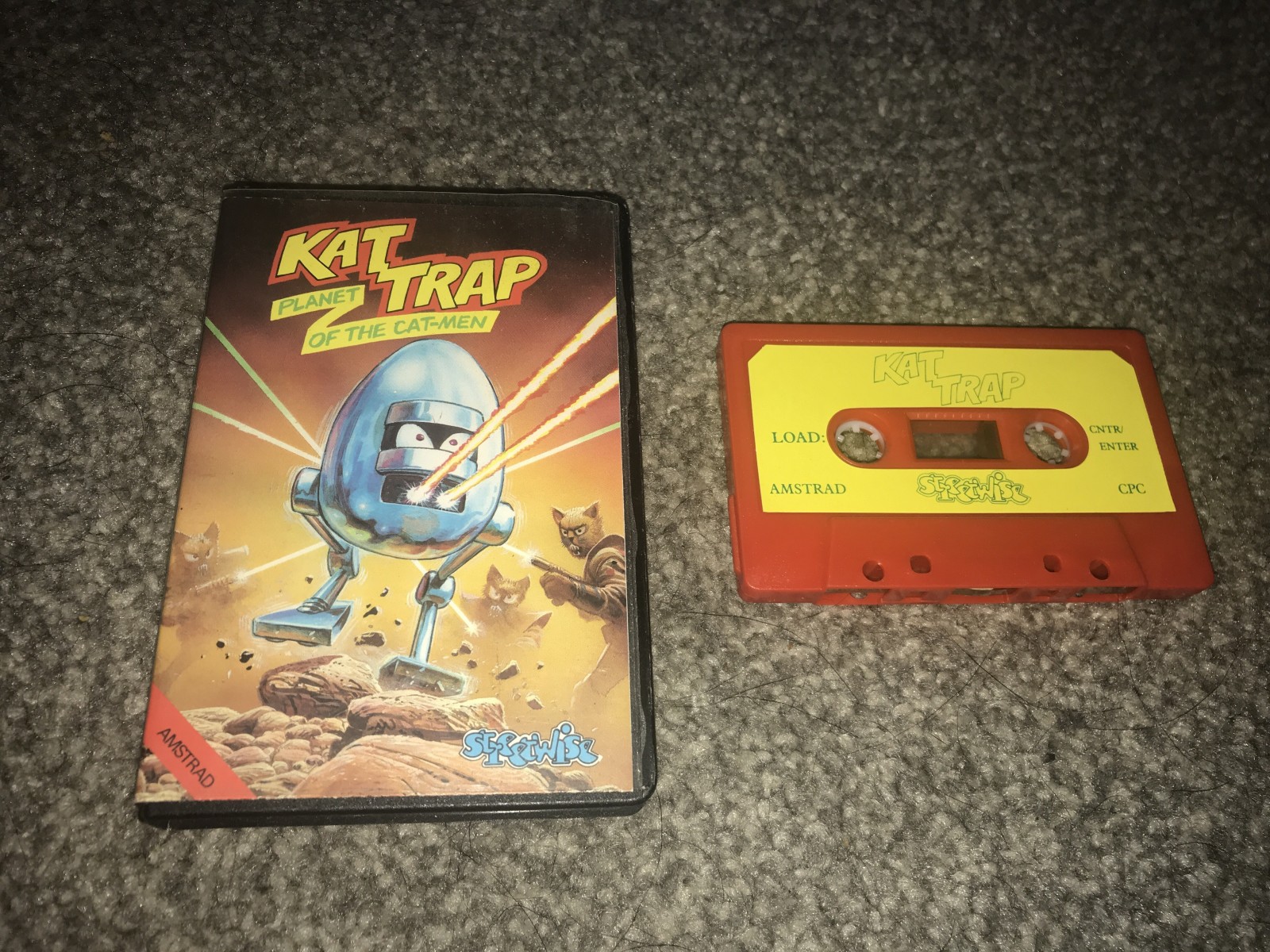 Amstrad CPC: Amstrad CPC game - Kat trap planet of the cat-men