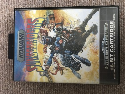 Sega Megadrive Sunsetriders Konami (complete)